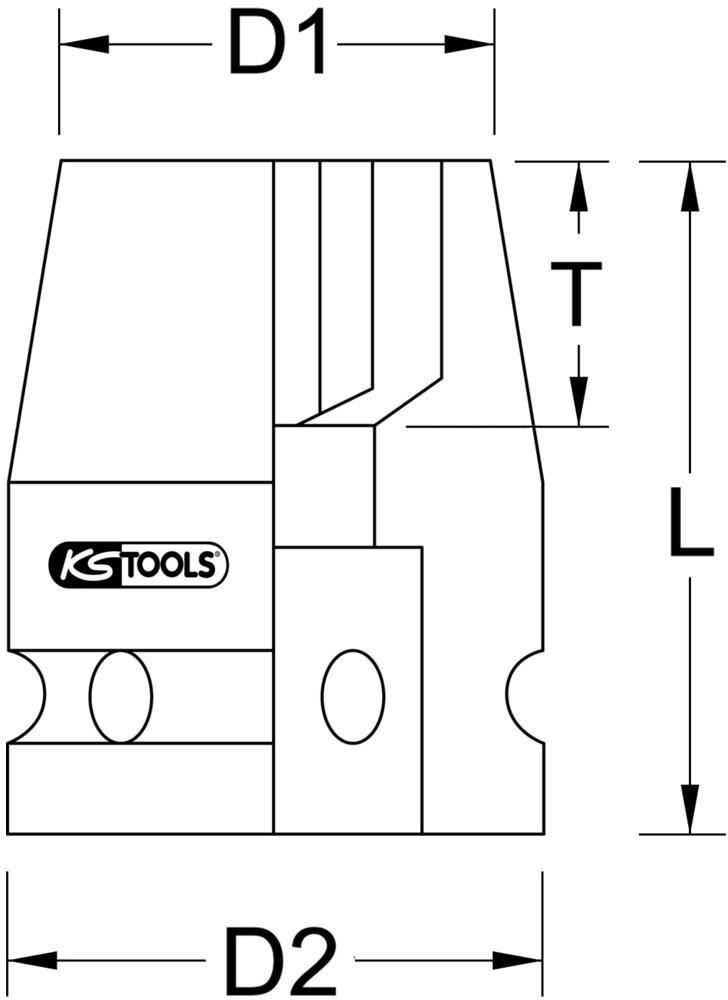 KS Tools 515.1777 S - 77 mm