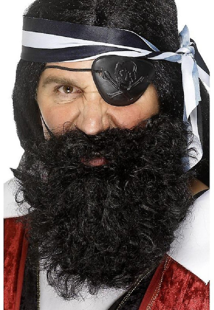 Smiffy's Black curly beard