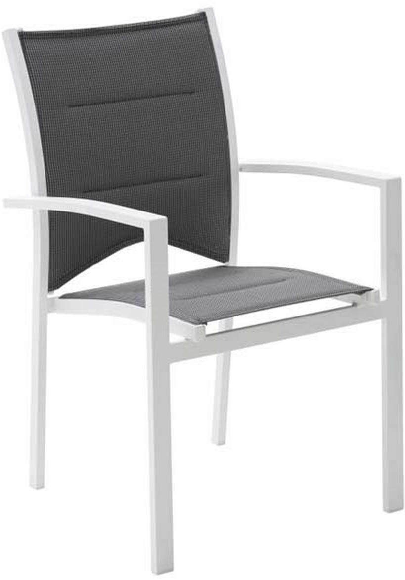Wilsa Garden Fauteuil Modulo gris chiné/blanc