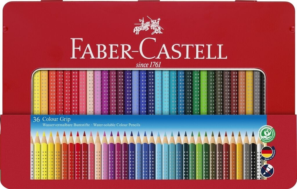 Faber-Castell Crayons de couleur Colour Grip 2001 - 36 pièces
