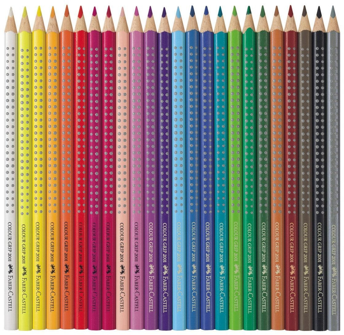 Faber-Castell Colour Grip 2001 Coloured Pencils - Tin of 24 a € 22