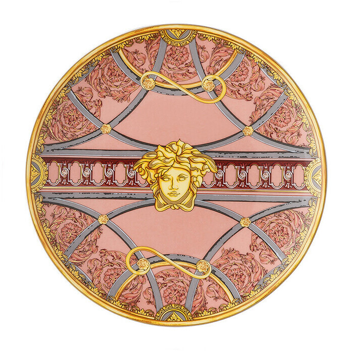 Rosenthal meets Versace Rosenthal Versace La Scala del Palazzo Rosa bread plate (17 cm)
