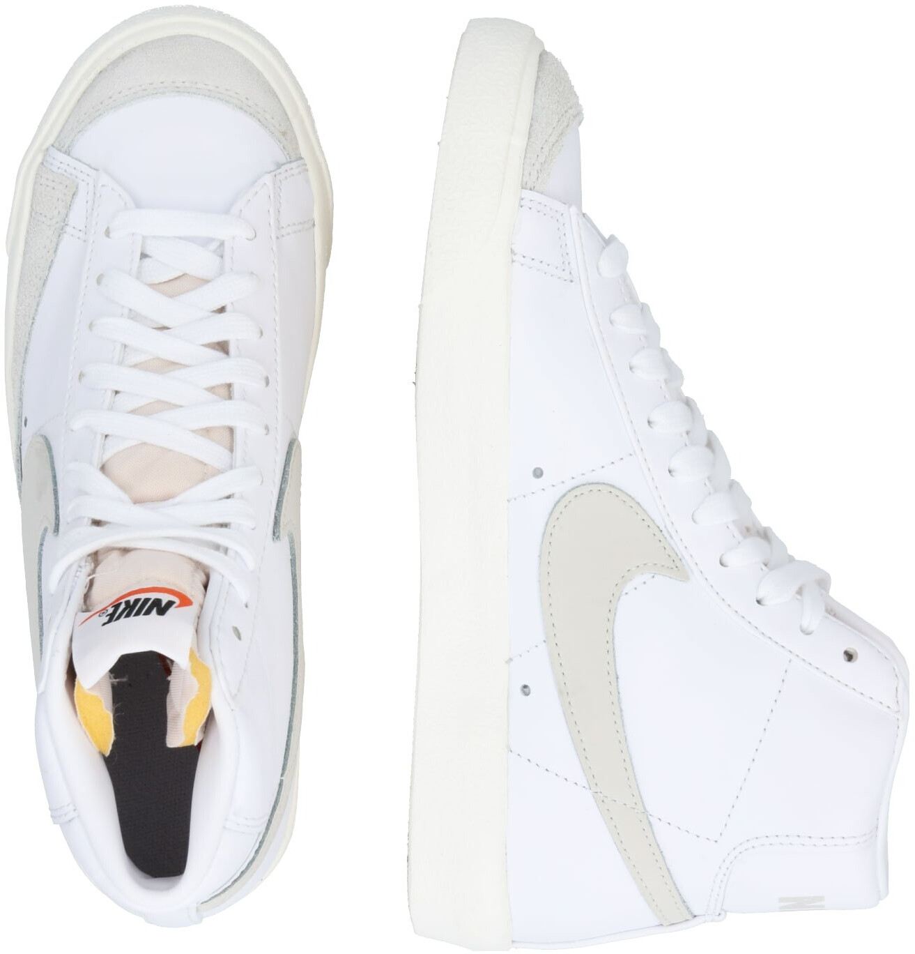 nike blazer mid 77 white bone sail