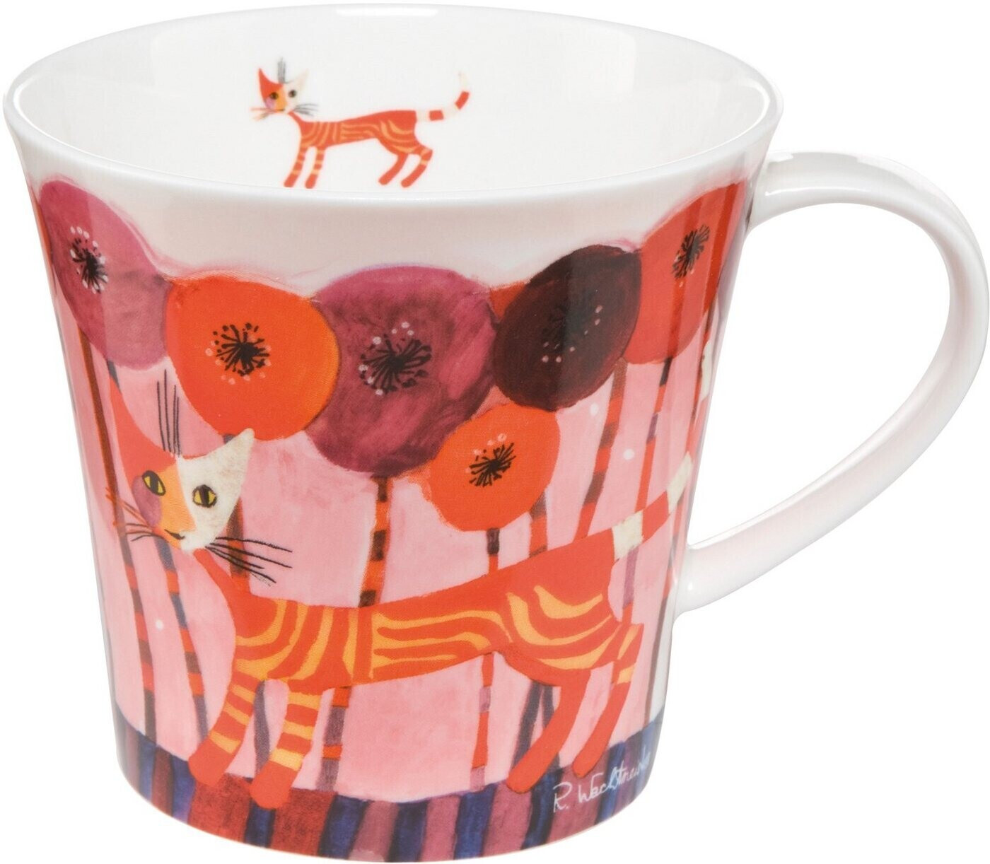 Goebel-Kunststoffe Goebel Rosina Wachtmeister table top artist mug Fiori rossi (0.35 L)
