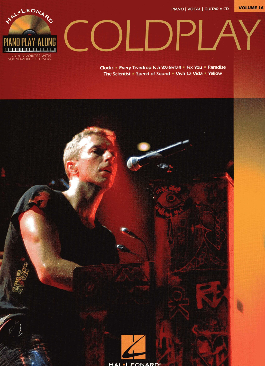 Hal Leonard Coldplay Piano Play-Along Volume 16