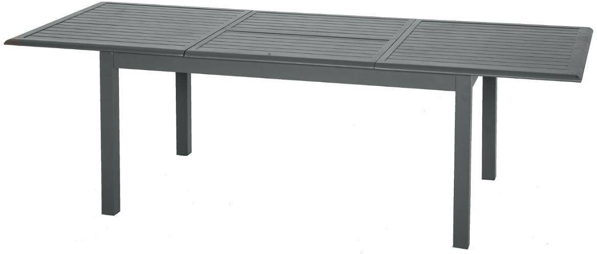 Hespéride Table de jardin extensible aluminium 10 places Azua ardoise