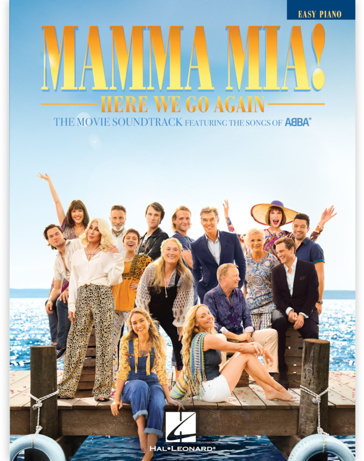 Hal Leonard Mamma Mia! – Here We Go Again The Movie Soundtrack Featuring the Songs of ABBA