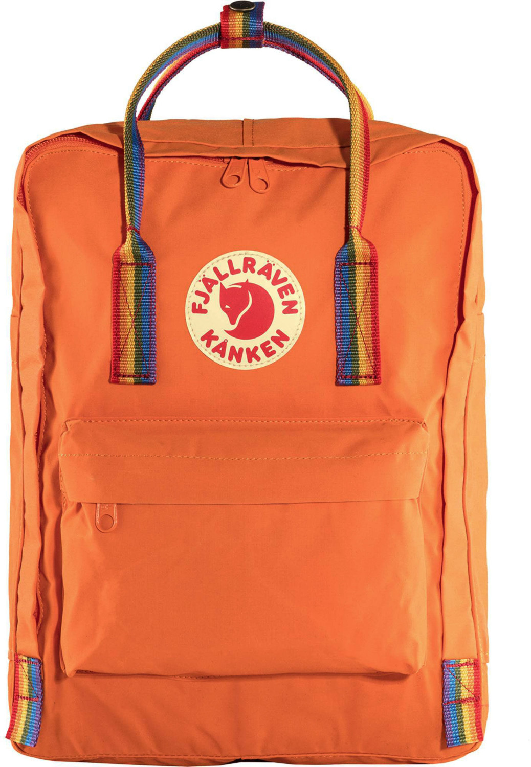 Fjällräven Kånken Rainbow  burnt orange/rainbow pattern