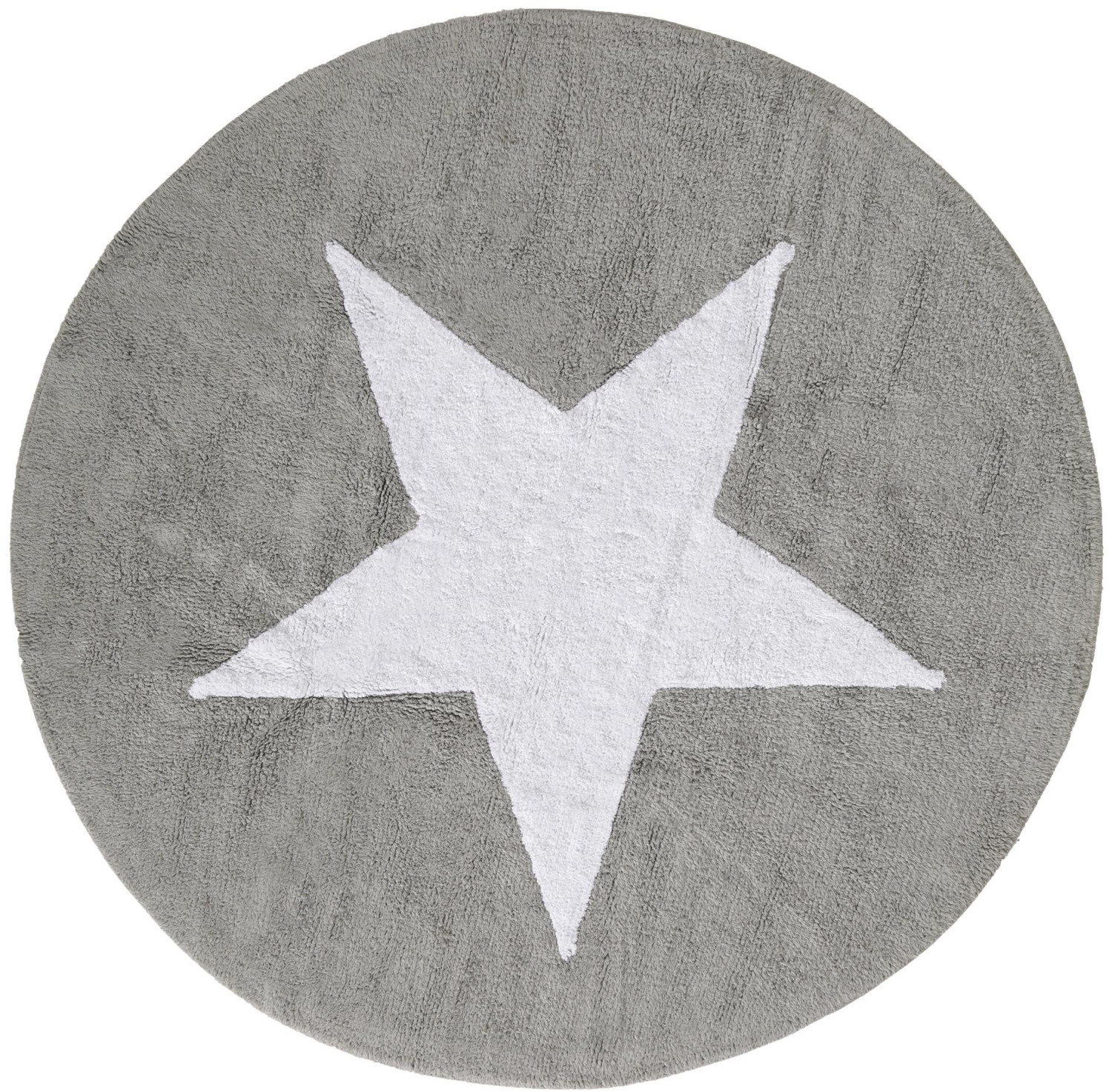 Benuta Bambini Star ø 150 cm Grau