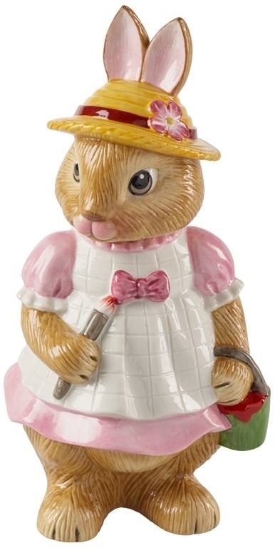 Villeroy & Boch Bunny Tales grande figurine Anna 10,5 x 11 x 22 cm rose/marron
