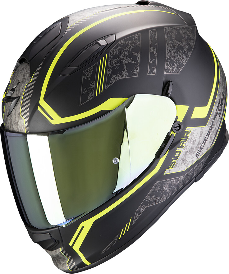 Scorpion Exo-510 Air Occulta noir mat/jaune fluo