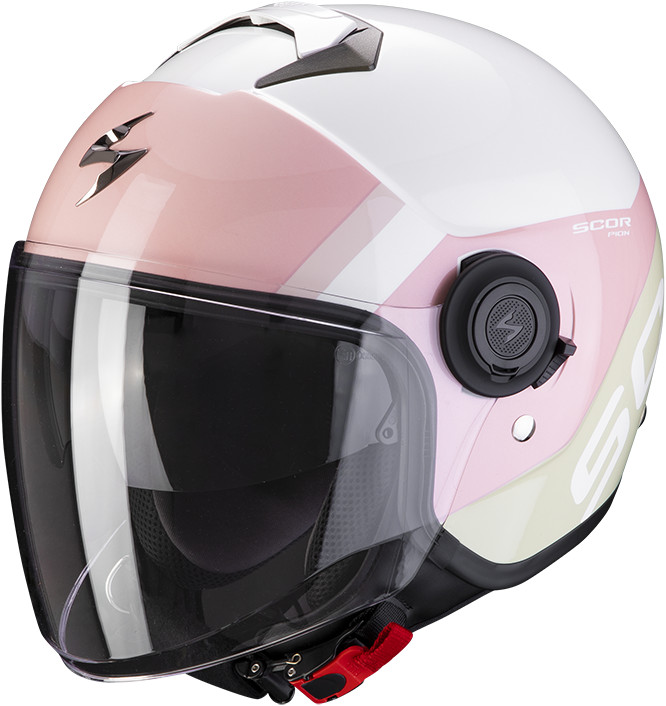 Scorpion Exo-City Sympa blanc/rose/vert