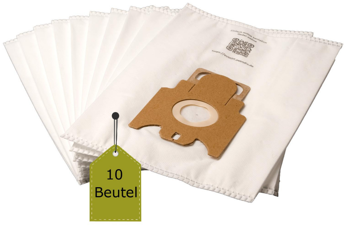 eVendix Staubsaugerbeutel passend für Miele S5 EcoLine 10 Staubbeutel + 1 MikroFilter ab 12,44