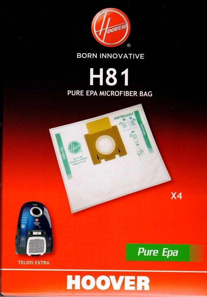 Hoover H60 Sacs pour Aspirateur, Originaux, en Microfibre, Pur EPA