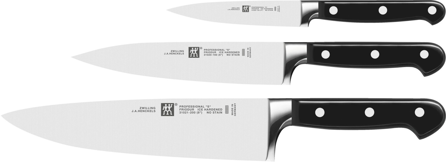 Zwilling Professionnal S Jeu de couteaux 3 pièces