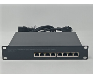 DIGITUS by ASSMANN Shop  8 Port Gigabit Switch, 10 Inch, Managed