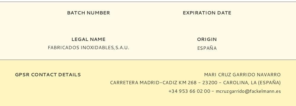 Fackelmann Fackelmann Milk Frother Cappuccino Boy - back view