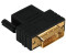 Hama Kompaktadapter DVI-D-Stecker - HDMI-Kupplung, Schwarz (00034035)