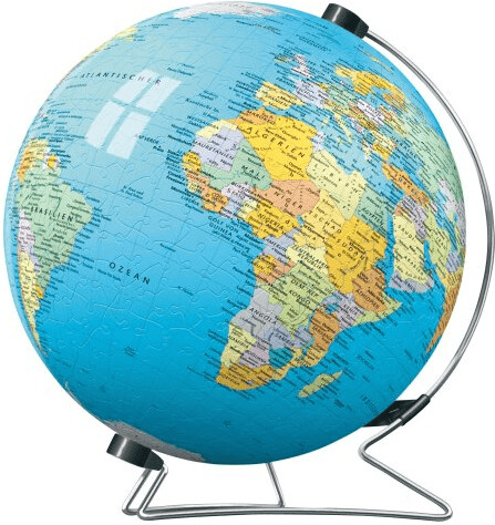 Puzzle 3D Globe Terrestre Ravensburger - 540 Pièces éducatif Sans Colle