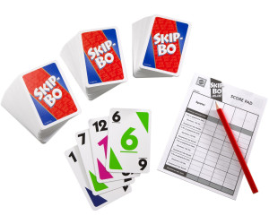 geeignet für 2-6 Spieler ab 7 Jahre Skip-Bo Deluxe in Metallzinn Kartenspiel 