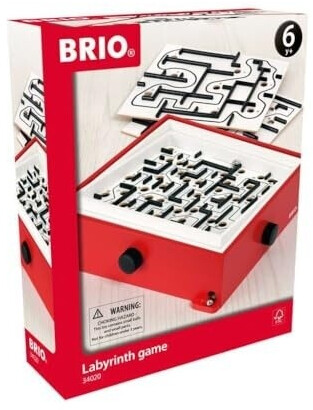 Jeu de labyrinthe avec 2 planches rouge