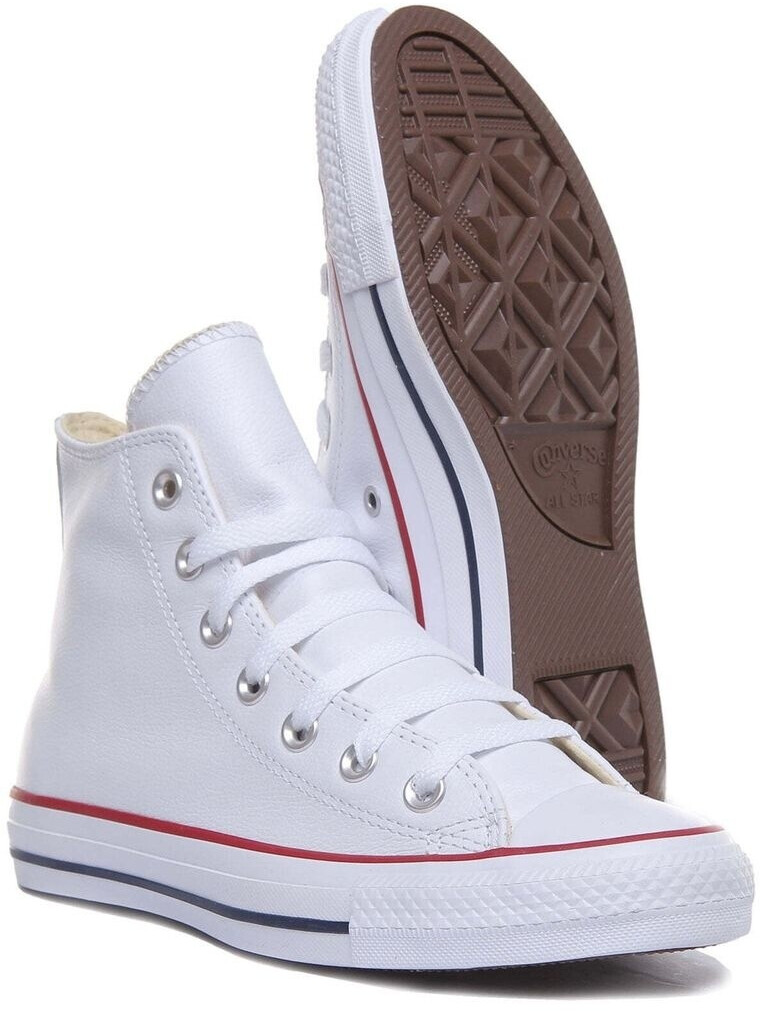 Buy Converse Chuck Taylor All Star Leather Hi optical white