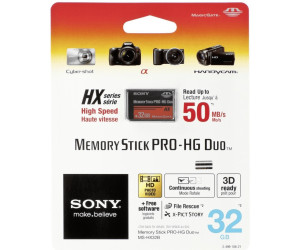 Sony 8GB MS PRO-HG Duo HX High Speed Memory Stick MSHX8B/MN 