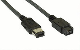 InLine FireWire Cable 6pol/9pol M/M 1m (36901)