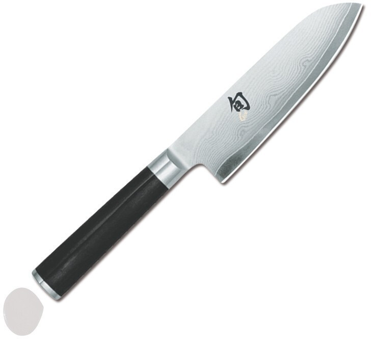 cuchillo japonés, KAI Santoku 14 cm SHUN acier damas