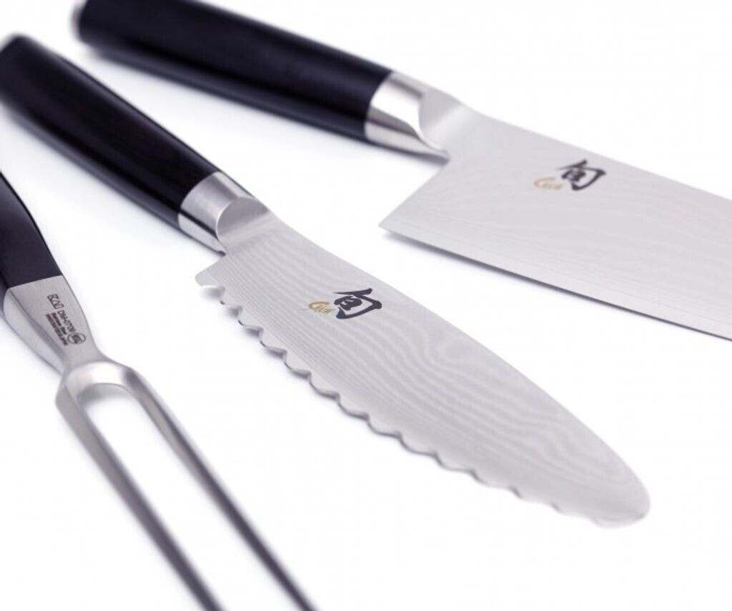 Couteau japonais + fourchette de table Kai Shun Classic Damas