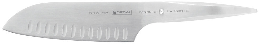 Chroma Type 301 P21 Santoku à lame alvéolée 18 cm
