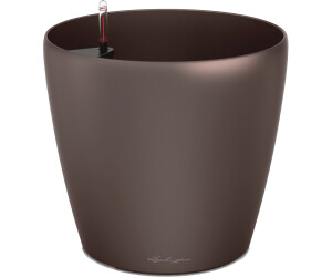 Pot De Table Lechuza Classico Color 14 Deco Blanc - Ø15x13,5cm Avec Système D'arrosage Automatique