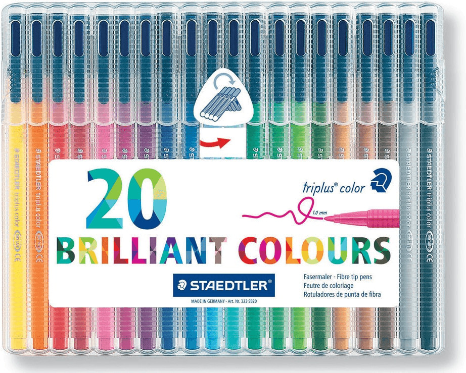 Photos - Creativity Set / Science Kit STAEDTLER triplus colour Fibre Pen 323 - Pack of 20 