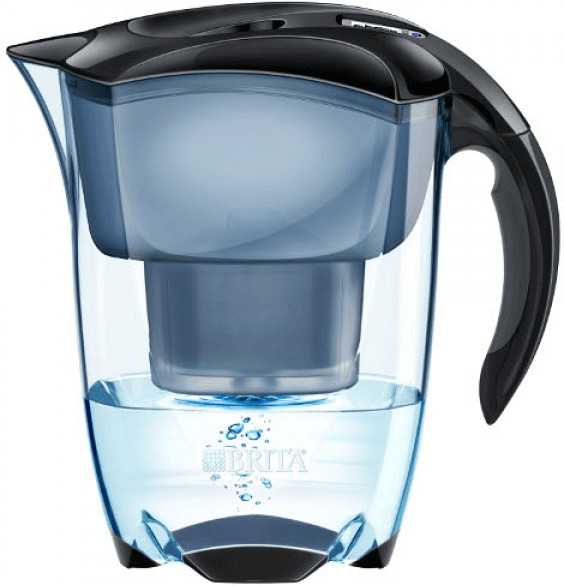 BRITA Carafe filtrante Elemaris noir + 1 cartouche