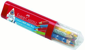 Faber-Castell Colour Grip 2001 Coloured Pencils - Pack of 10 (112411)