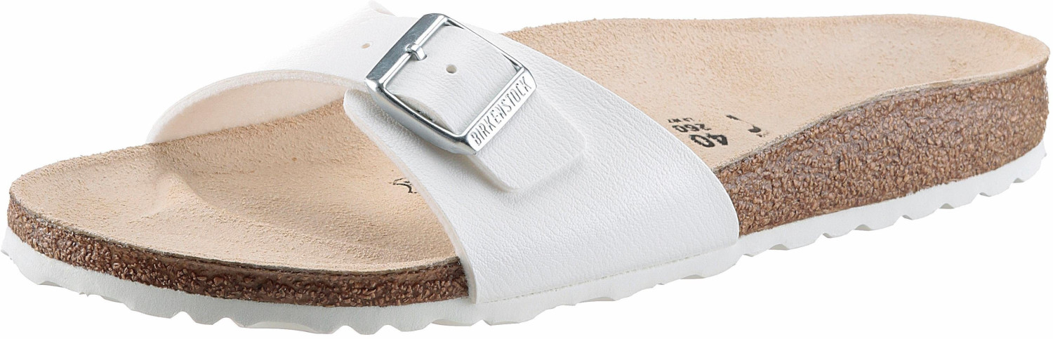 Birkenstock Madrid Birko Flor white schmal ab 45 49 Preisvergleich bei idealo