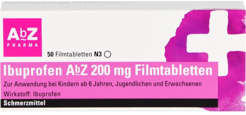 Ibuprofen 200 mg Filmtabletten (50 Stk.) ab € 3,79 | Preisvergleich bei