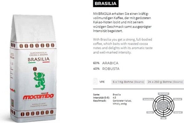 Mocambo Brasilia Bohnen (1 kg), Bild 7