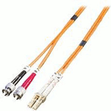 Roline Câble LWL Duplex LC/ST 62,5/125 OM1 2m