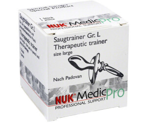4+ NUK MedicPro Saugtrainer Beruhigungssauger Gr L oder S 5+ 