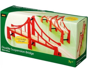 große Hängebrücke Holzeisenbahn 75cm Holz Brio kompatibel Holzbrücke Neu&Ovp 