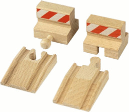 Brio Rails de freinage + Butoirs Arrêt (33385)