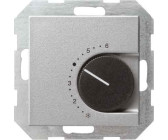 Gira Raumtemperatur-Regler 230 V – Mit Öffner Und Ein/Aus-Schalter, Reinweiß Matt, System 55