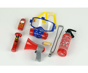 Klein Theo 8982 Fire Fighter Henry Feuerwehr-Koffer | Feuerlöscher mit  Spritzfunktion | Inkl. Taschenlampe und Feuerwehr-Zubehör | Spielzeug für
