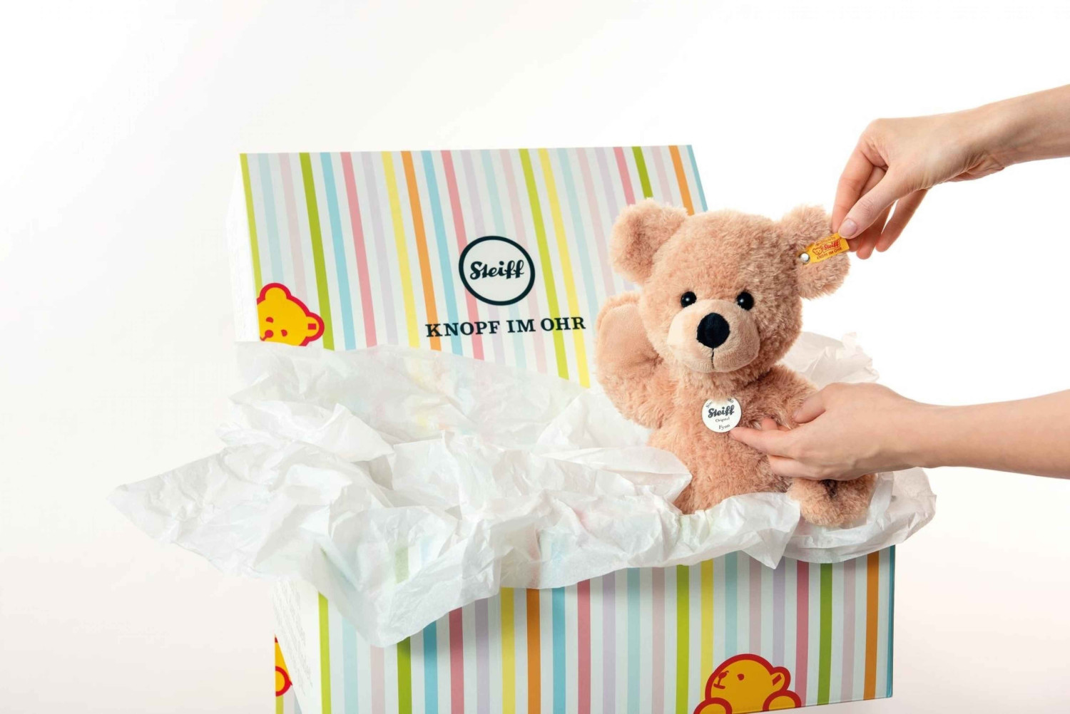 Steiff fynn shop teddy bear 40cm