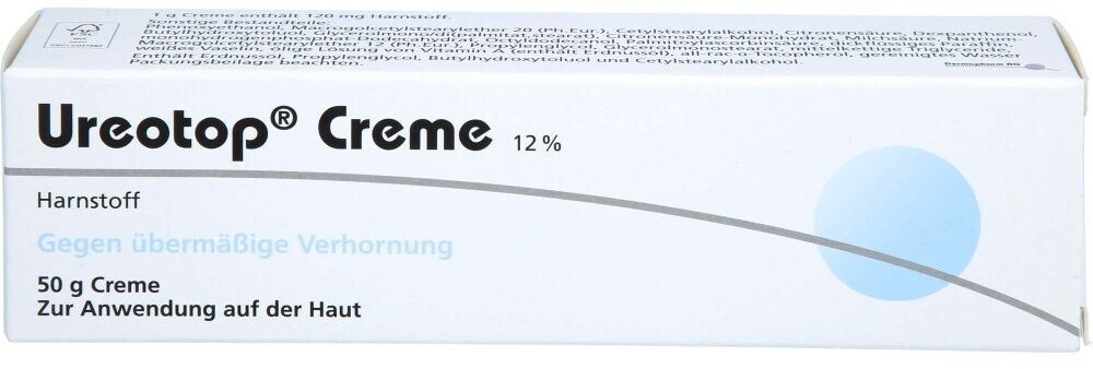 UREOTOP Creme 100 G – Mit Harnstoff Für Trockene Haut, Apothekenpflichtige Pflege