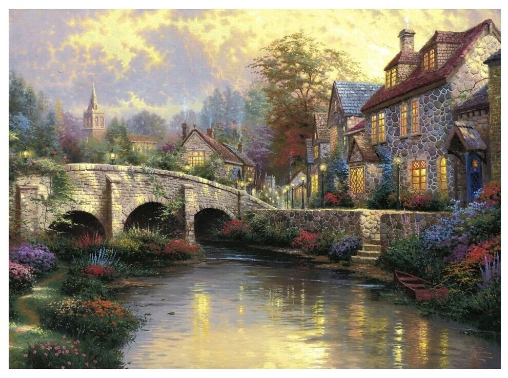 Schmidt Thomas Kinkade - Le pont pavé