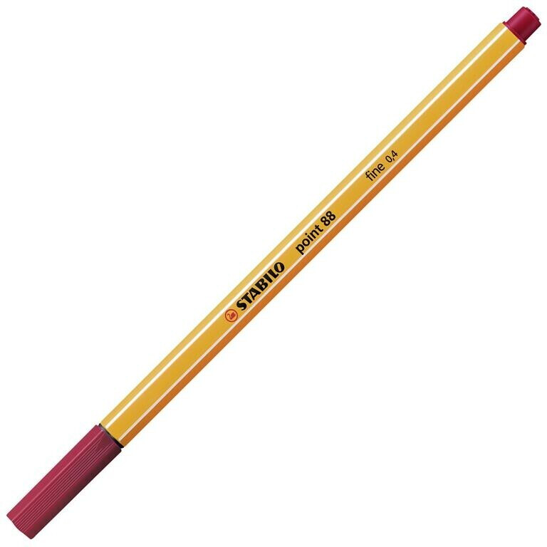 Stabilo Point 88 rouge foncé