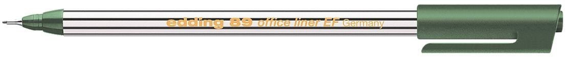 Photos - Felt Tip Pen Edding 89 Office Liner EF green 