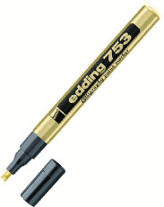 edding 753 Marqueur couleur or